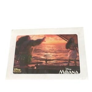 Disney Movie Club Moana Lithograph Collectible‎ Art Print 2016
